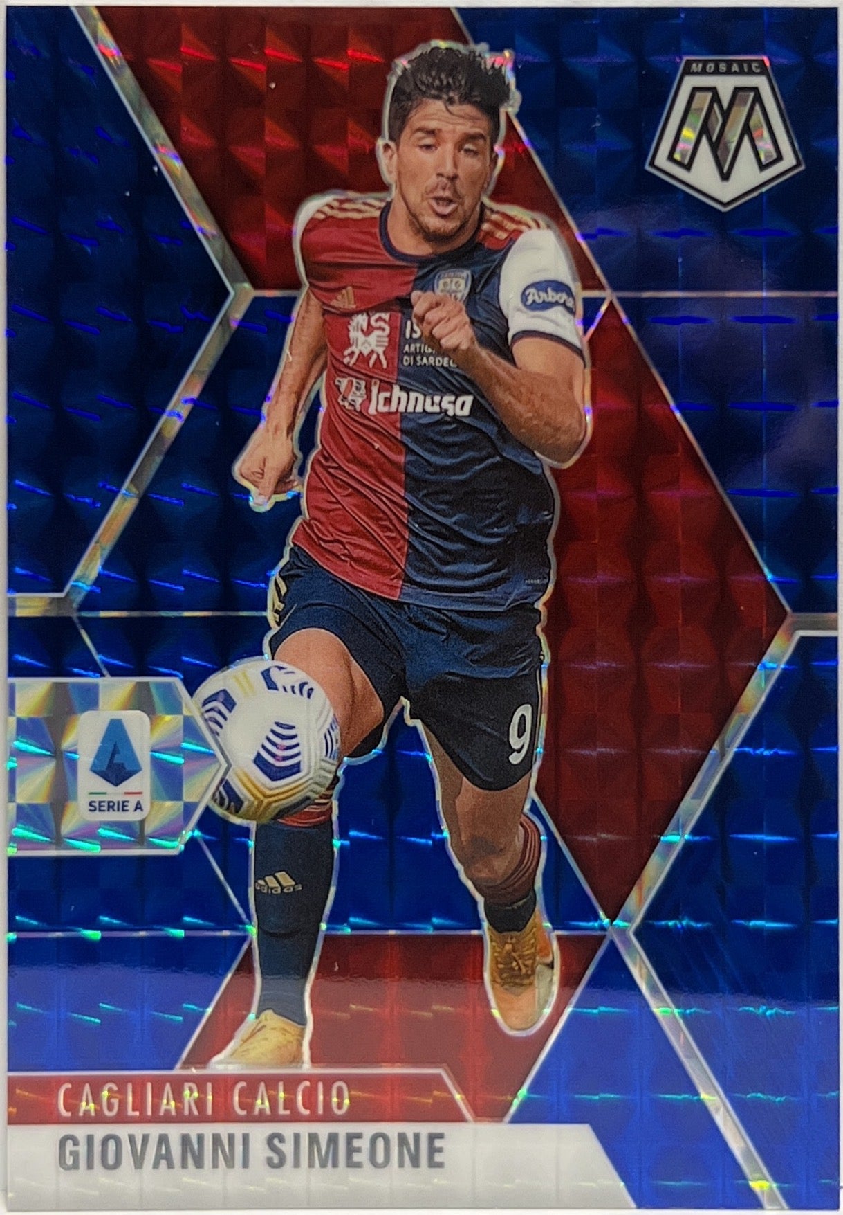 Giovanni Simeone 84/99 Blue Mosaic Serie A 2020/21