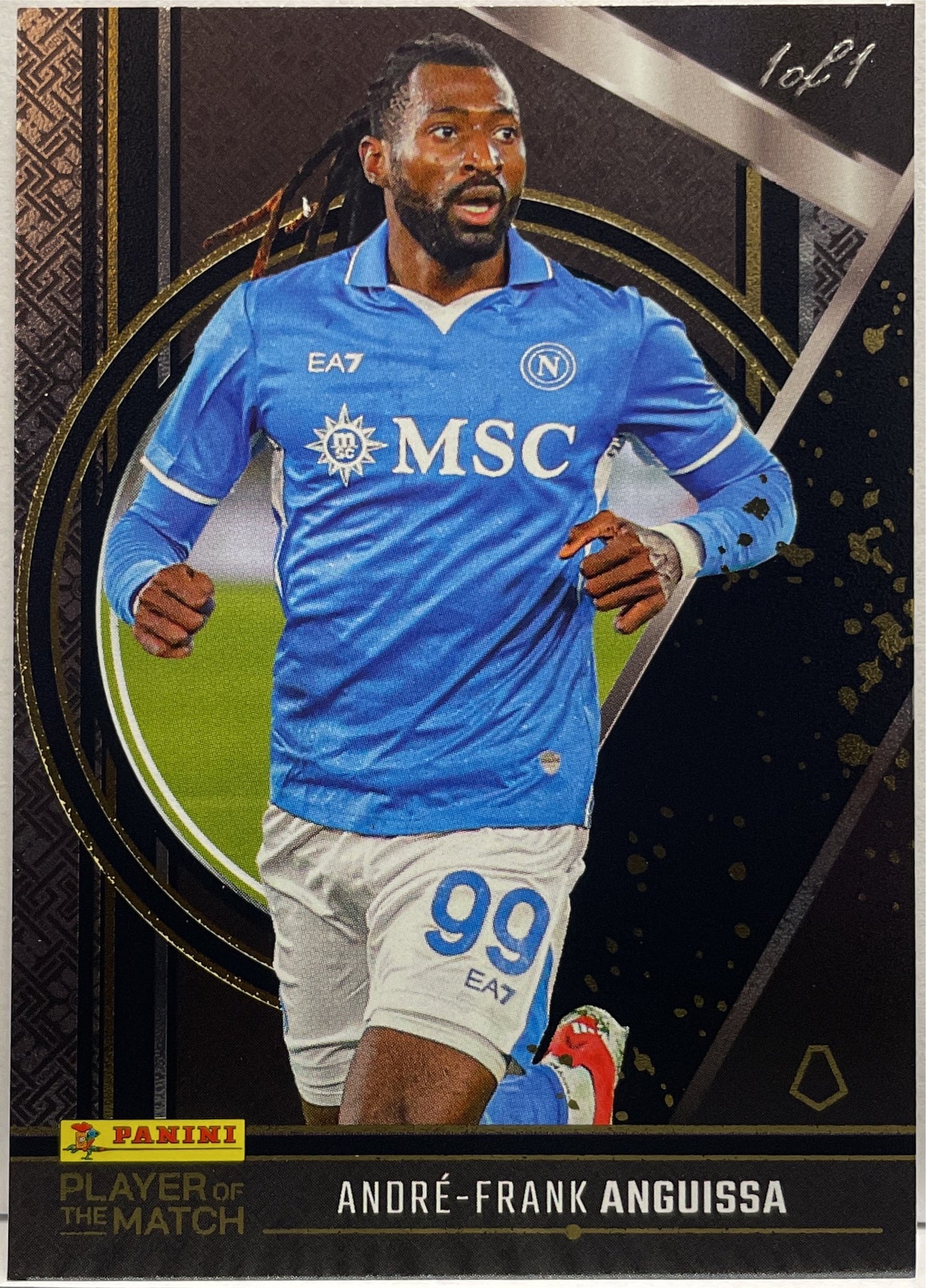Andre Frank Anguissa 1/1 Panini Player Of The Match 2024/25