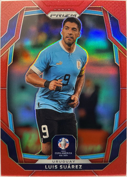 Luis Suarez 26/199 Red Prizm Conmebol Copa America 2024