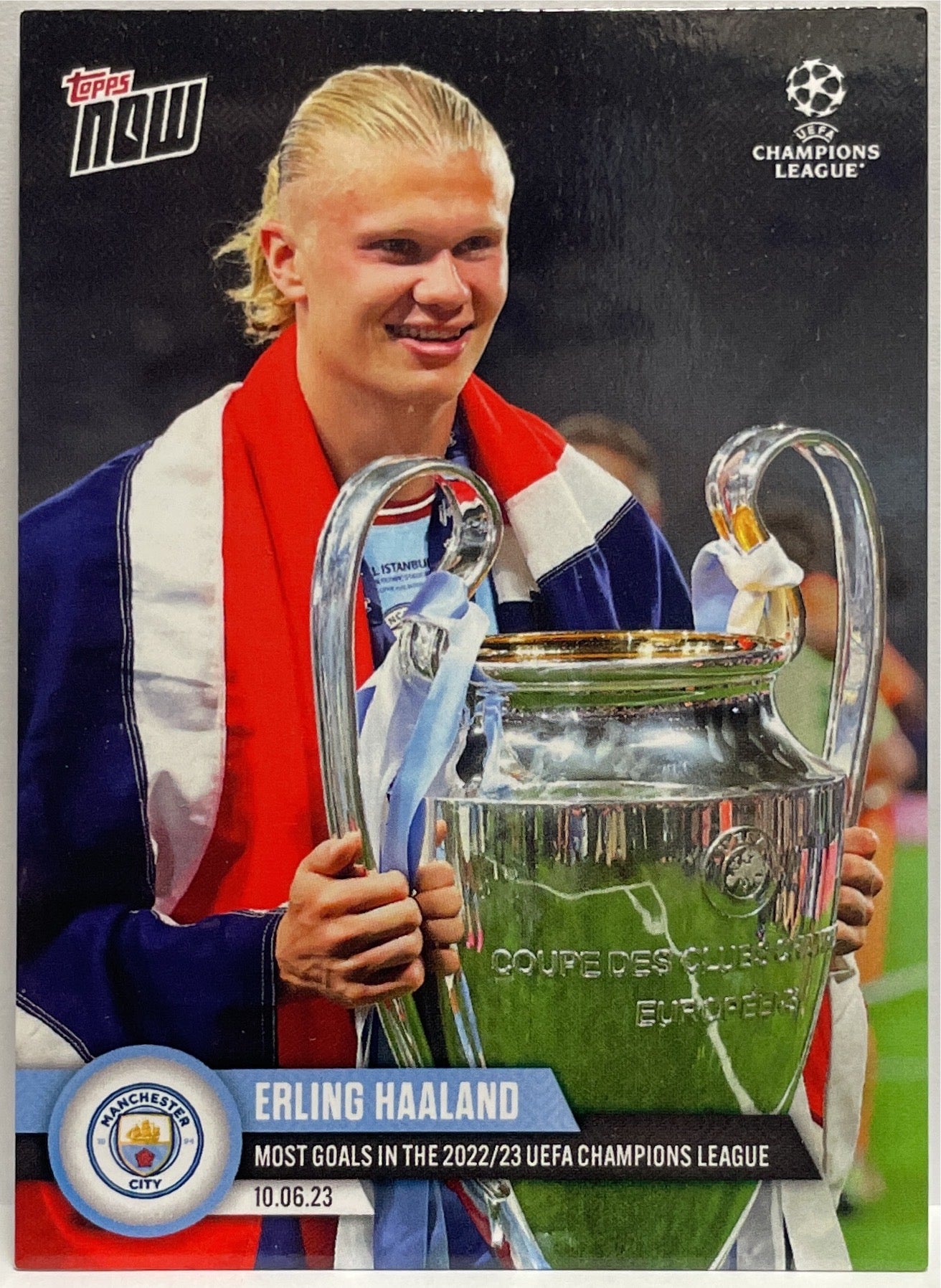Erling Haaland Most Goals In The 2022 Topps Now 2023