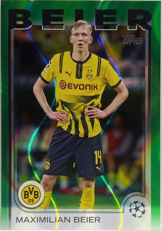 Maximilian Beier Green Flowfractor Topps UCC 2024/25