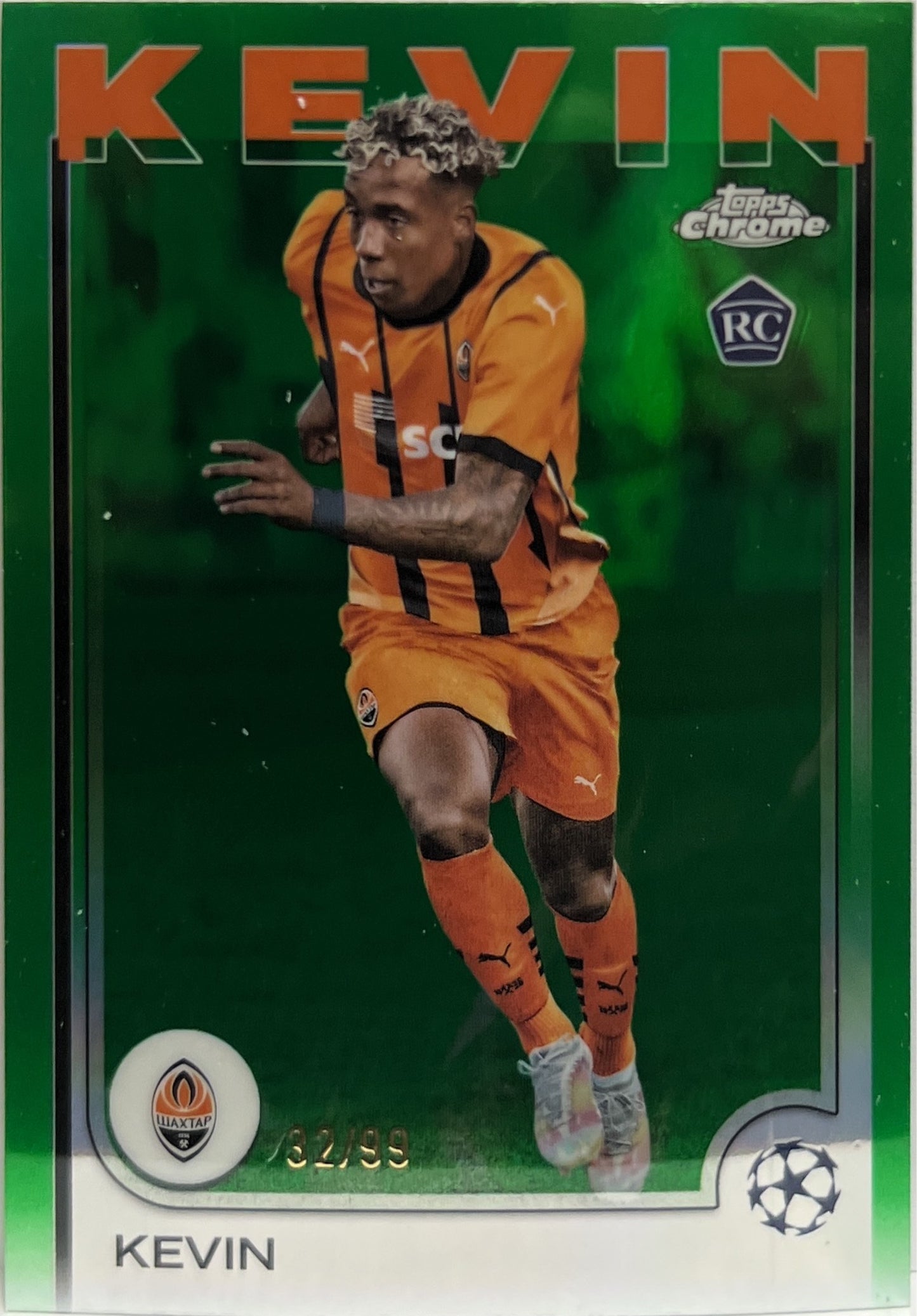 Kevin 32/99 Rookie Green Topps Chrome UCC 2024/25