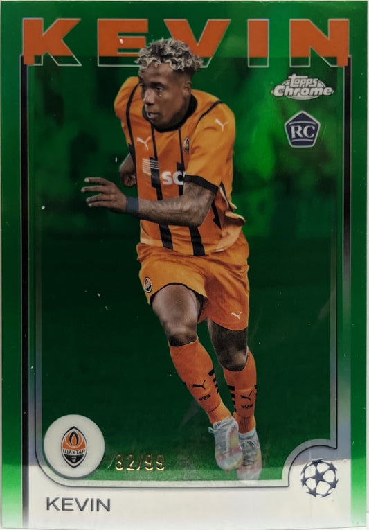 Kevin 32/99 Rookie Green Topps Chrome UCC 2024/25