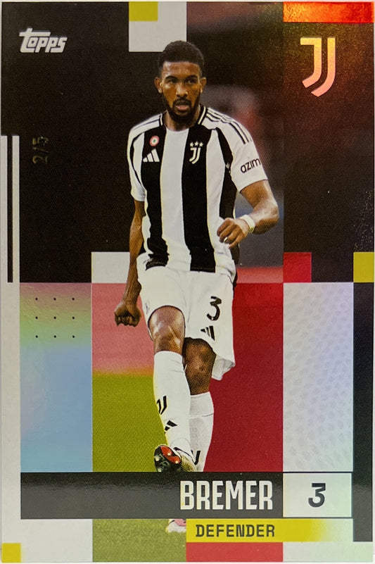Gleison Bremer 2/5 Red Topps Juventus Premium Team Set 2024/25
