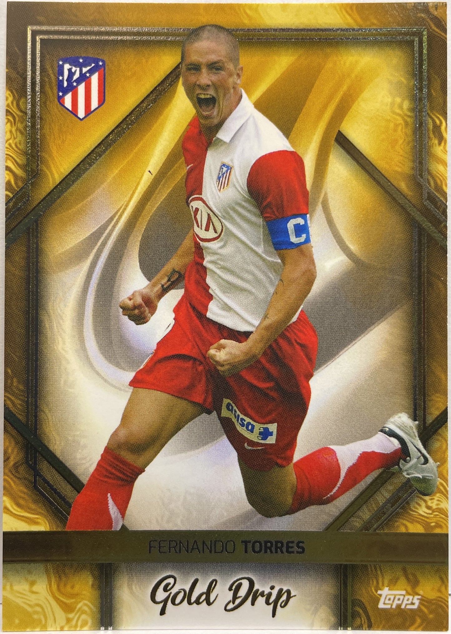 Mancolista-Gold Drip-Topps Atletico De Madrid Team Set 2023/24