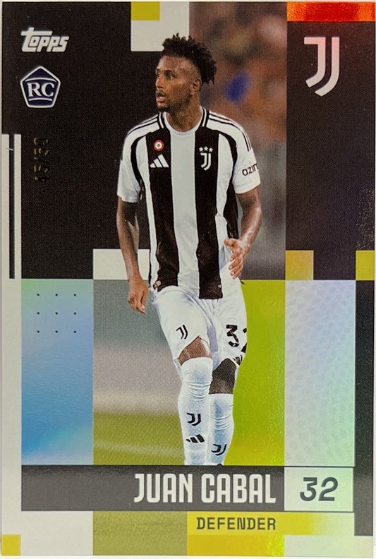 Juan Cabal 45/50 Rookie Gold Topps Juventus Premium Team Set 2024/25