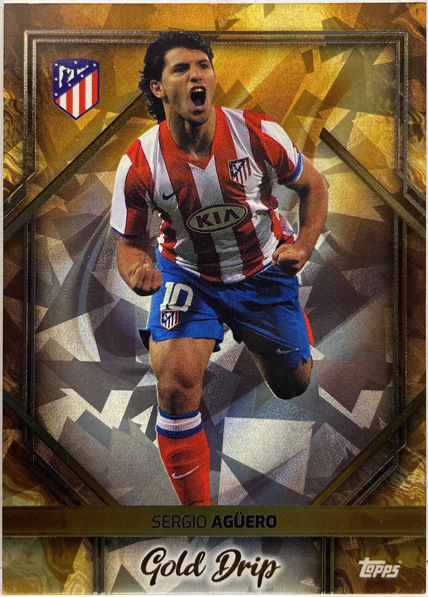 Mancolista-Gold Drip-Topps Atletico De Madrid Team Set 2023/24