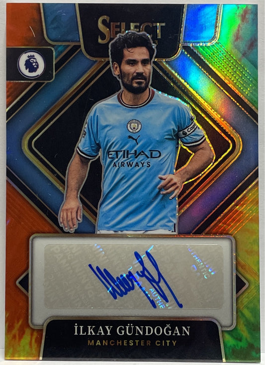Ilkay Gundogan 10/25 Autograph Select Premier League 2022/23
