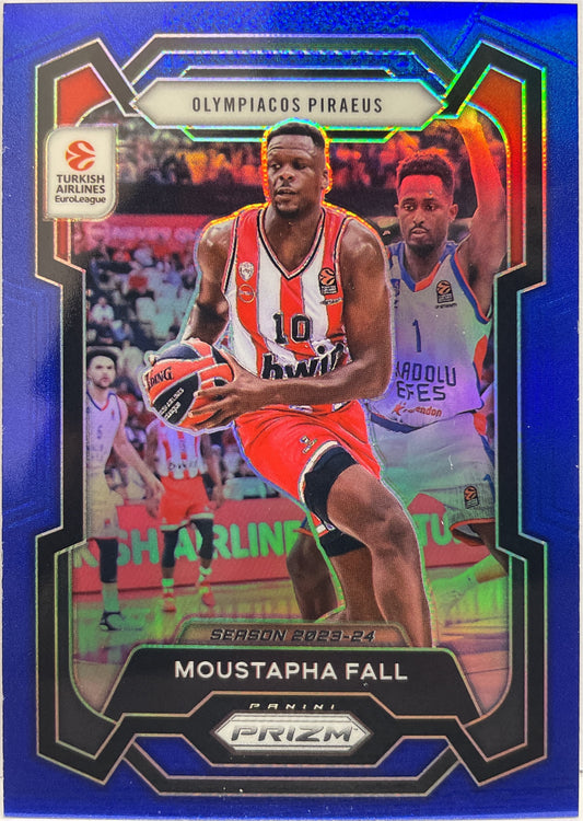 Moustapha Fall 184/199 Blue Prizm Euroleague Basketball 2023/24