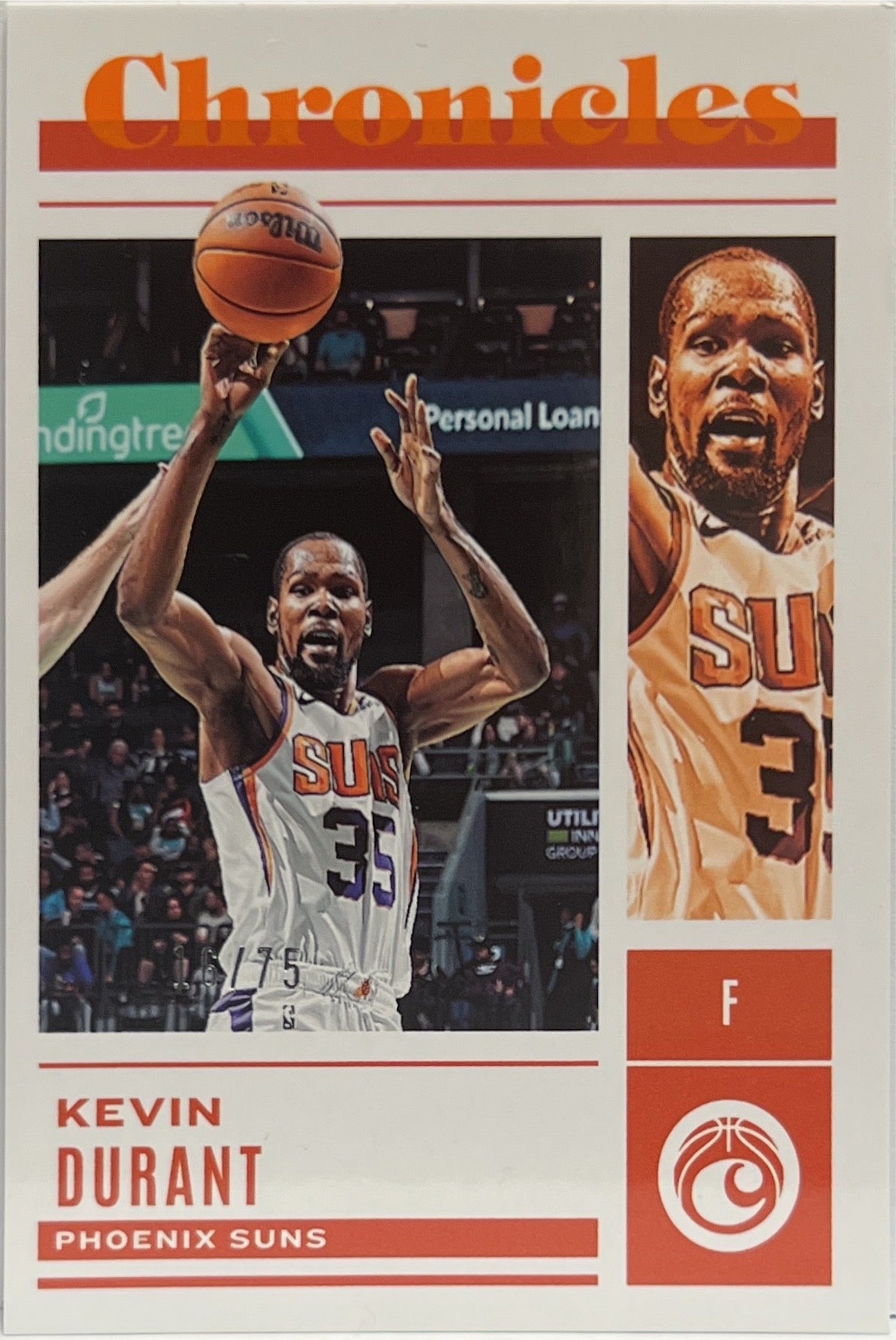 Kevin Durant 16/75 Orange Chronicle Basketball NBA 2022/23