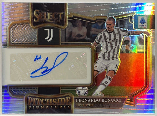 Leonardo Bonucci Autograph Pitchside Signatures Select Serie A 2022/23