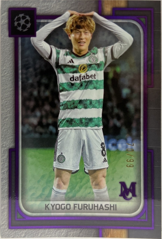 Kyogo Furuhashi 70/99 Purple Topps Museum 2023/24