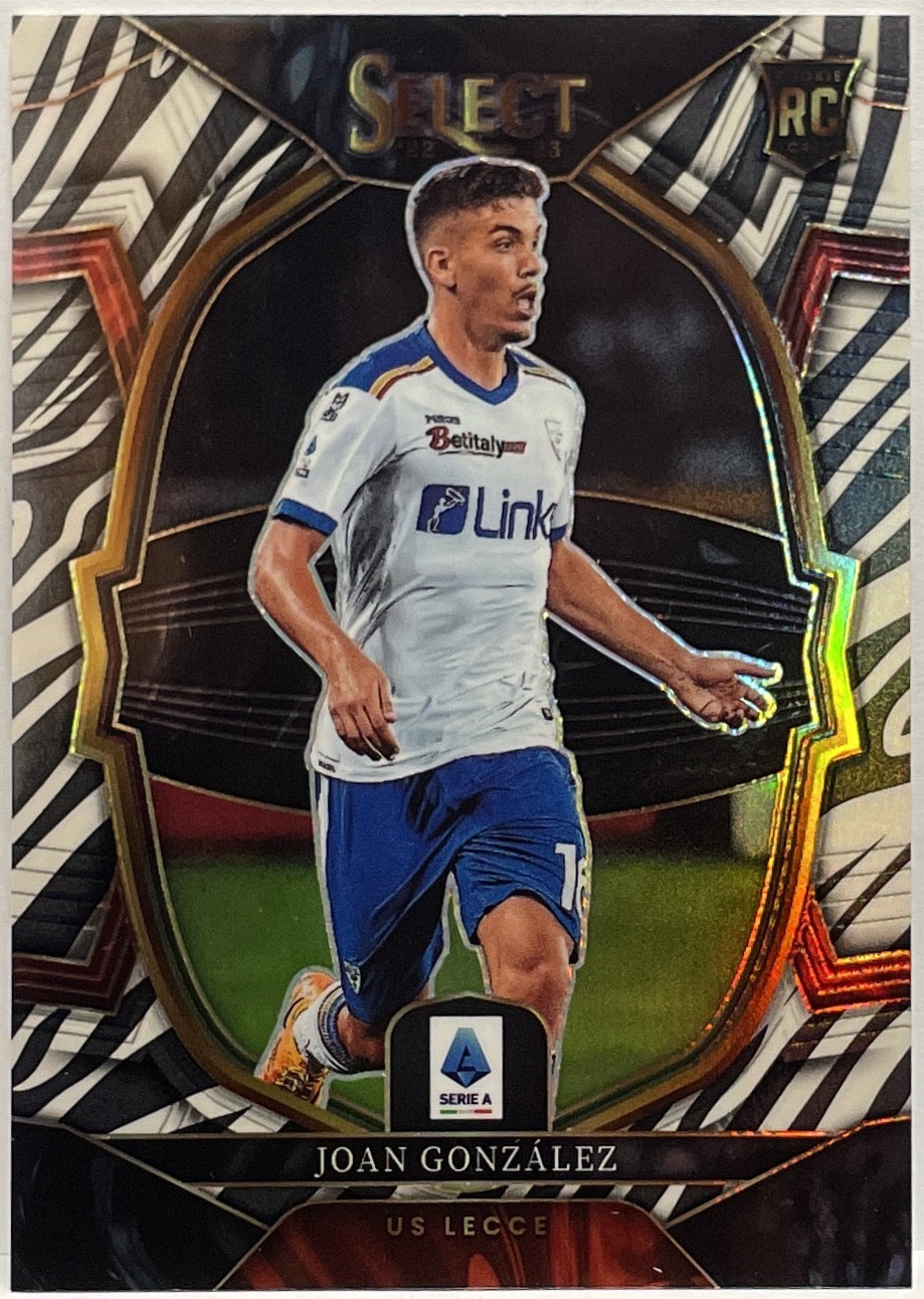 Joan Gonzalez 1/20 Rookie Terrace Zebra Select Serie A 2022/23