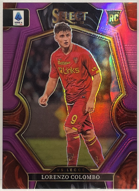 Lorenzo Colombo 32/49 Rookie Mezzanine Purple Select Serie A 2022/23