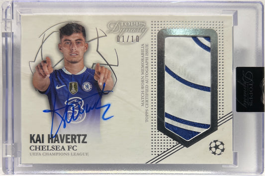 Kai Havertz 1/10 Patch Autograph On Card Topps Dynasty UCL 2022/23