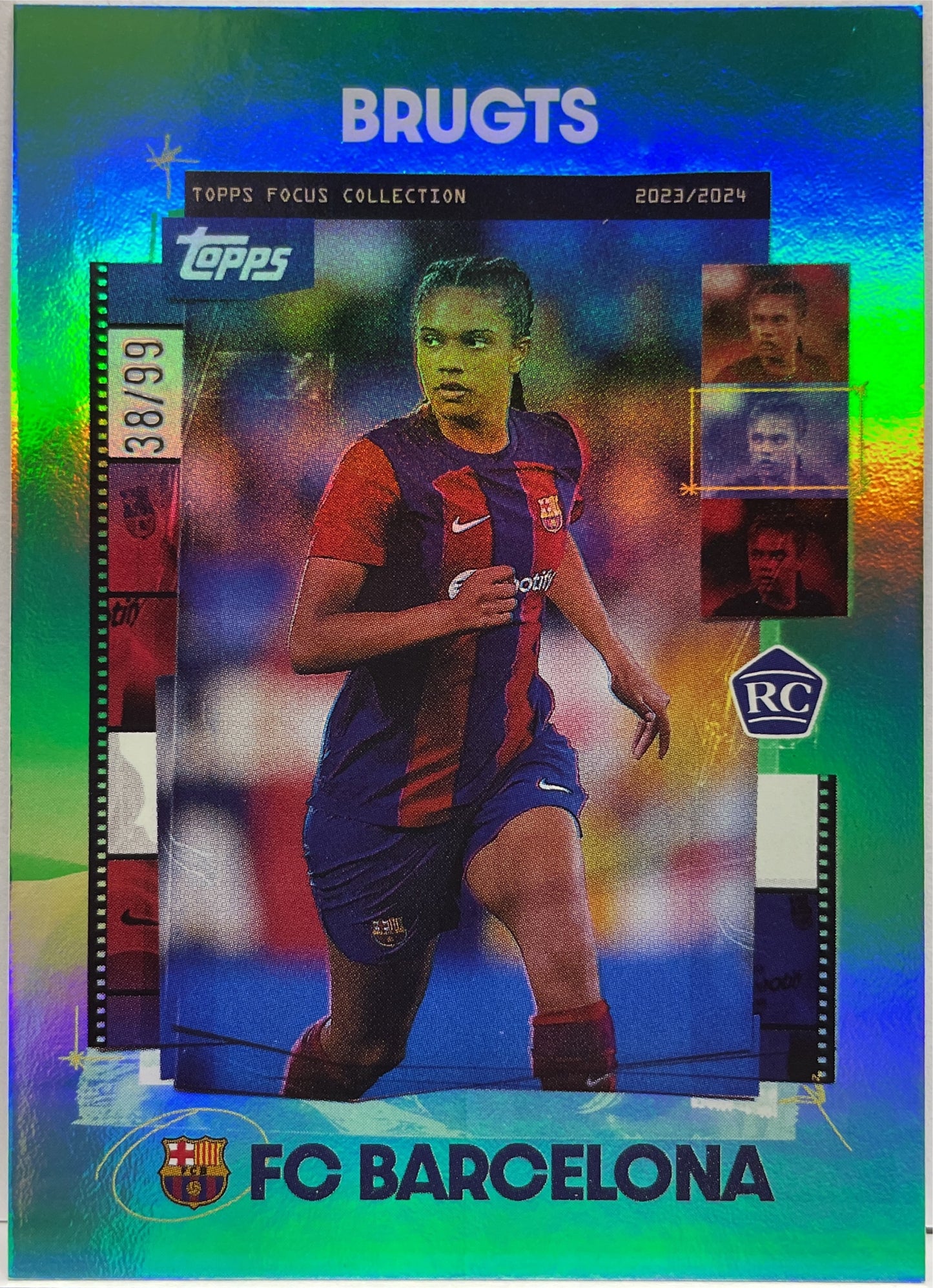 Esmee Brugts 38/99 Green Topps Focus Barcelona 2023/24