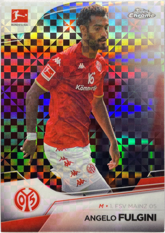 Angelo Fulgini 131/250 X-Fractor Topps Chrome Bundesliga 2022/23