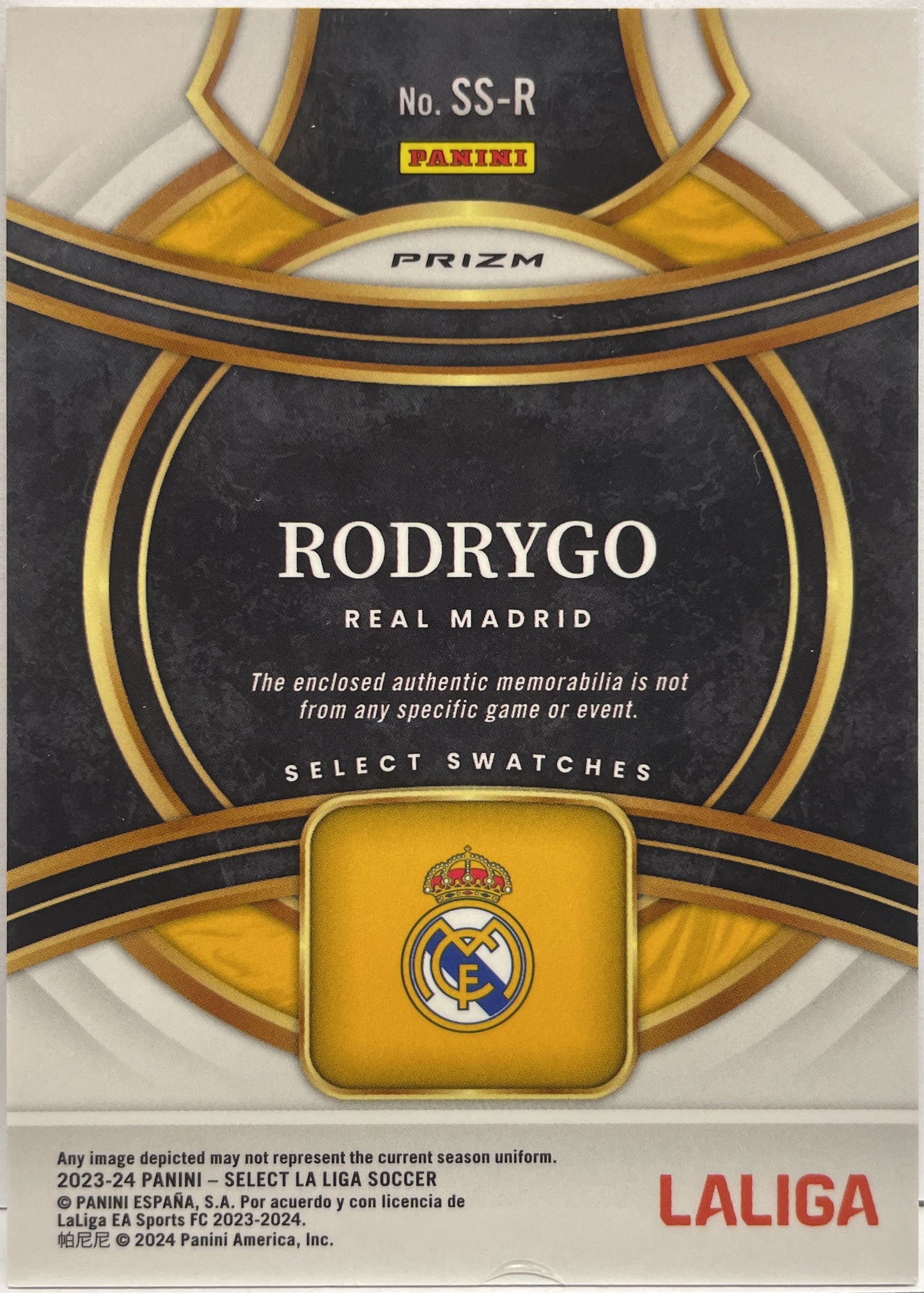 Rodrygo Select Swatches Patch Select La Liga 2023/24