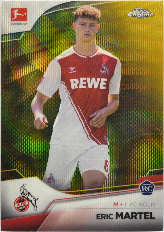 Eric Martel 23/50 Rookie Gold Wave Refractor Topps Chrome Bundesliga 2022/23