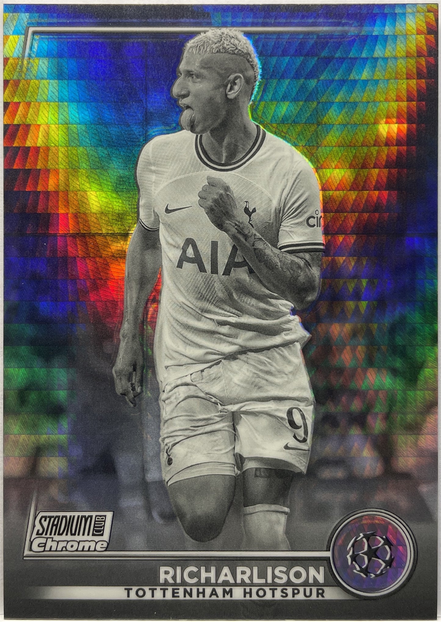 Richarlison 131/350 Black & White Prism Refractor Topps Stadium Chrome Club 2022/23