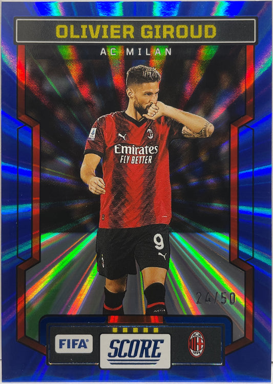 Oliver Giroud 24/50 Blue Laser Score Fifa 2023/24