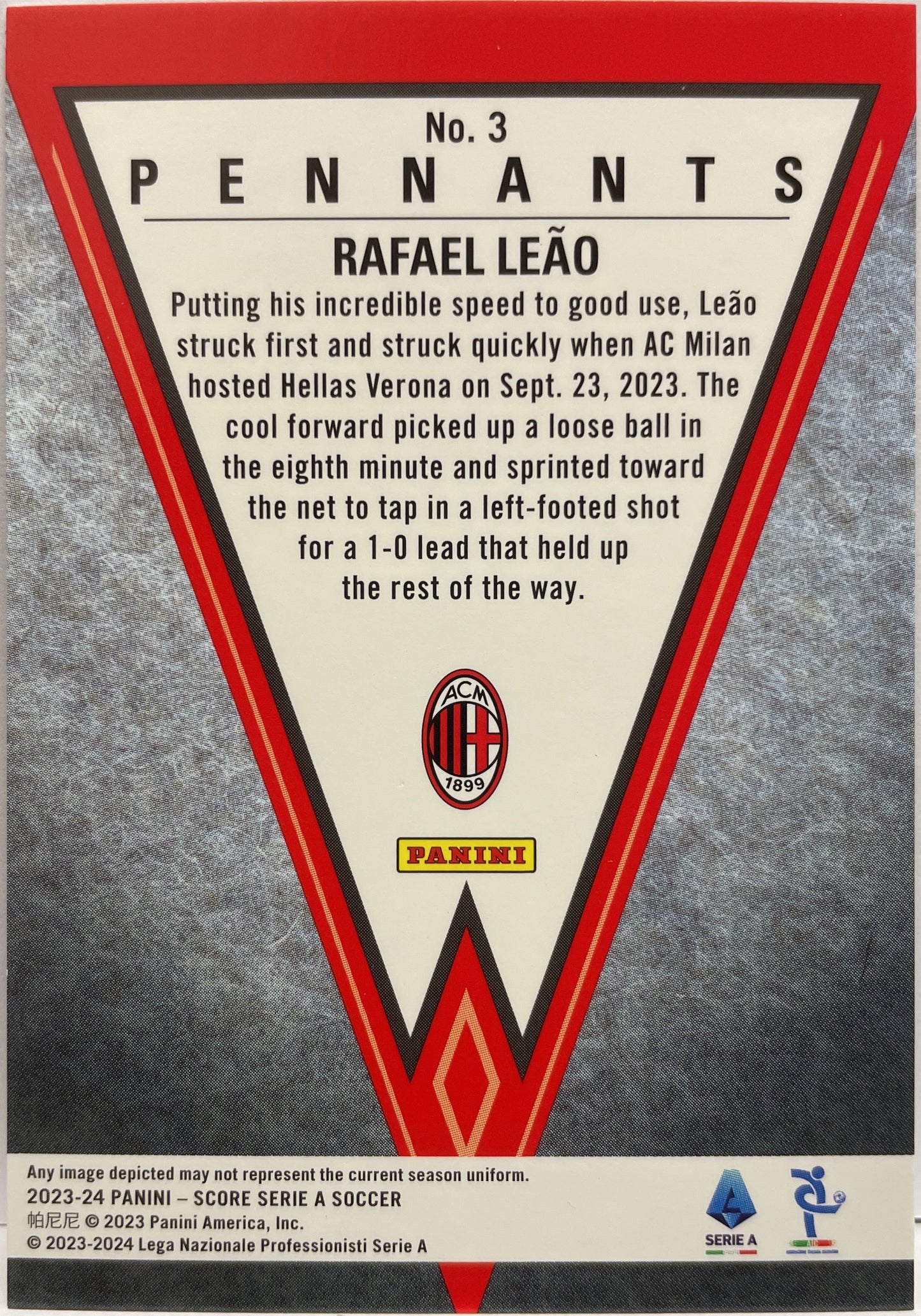 Rafael Leao Pennants Score Serie A 2023/24