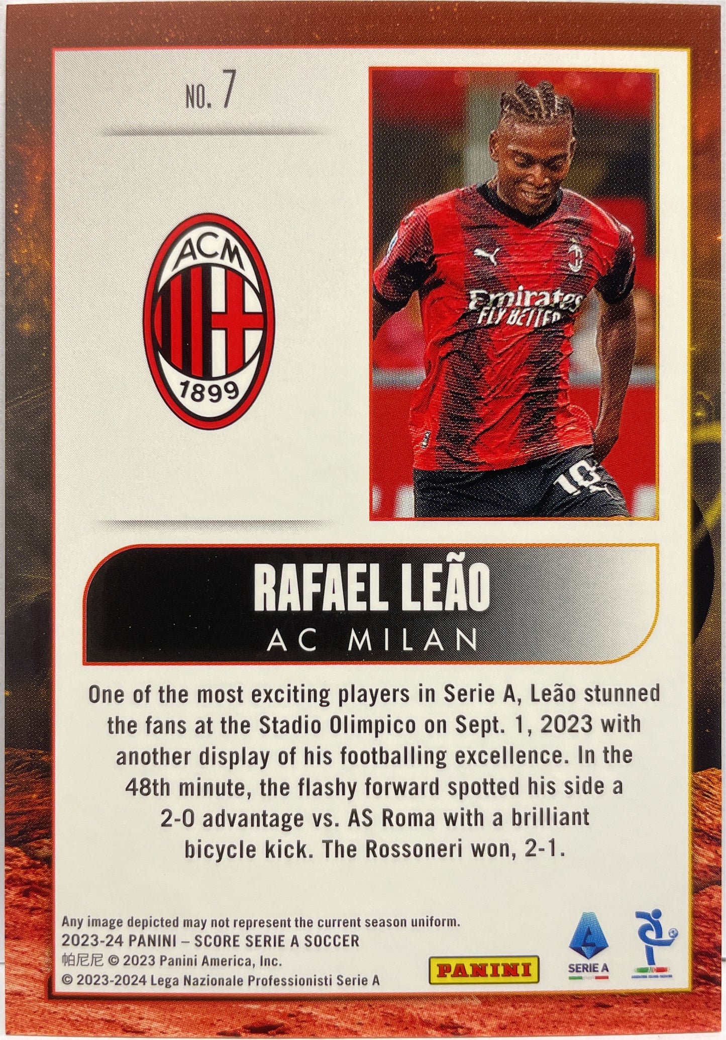 Rafael Leao Intergalactic Score Serie A 2023/24