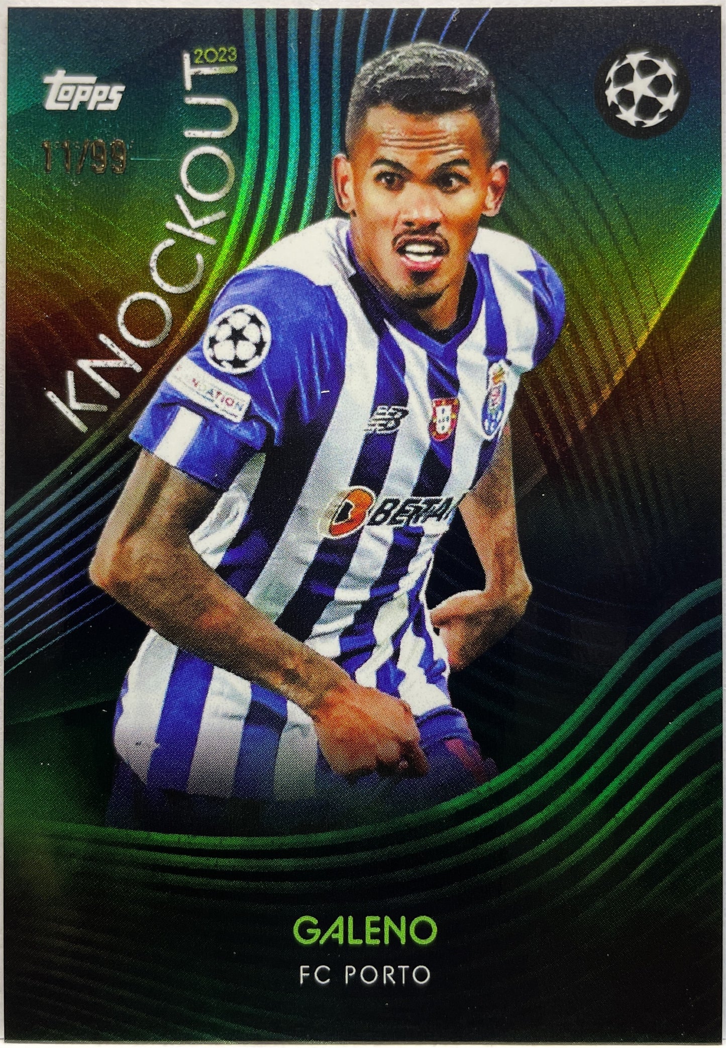 Galeno 11/99 Green Topps Knockout UCL 2022/23