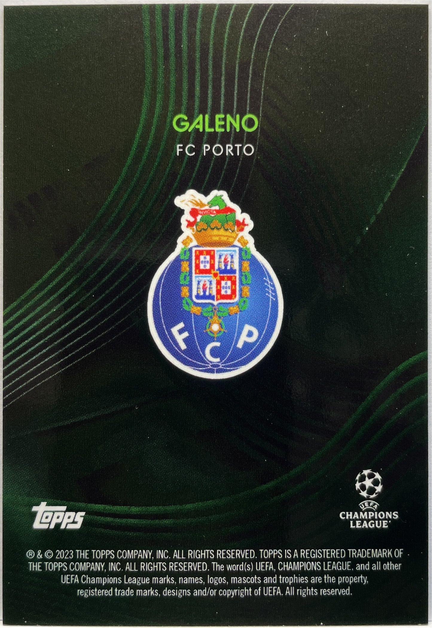 Galeno 11/99 Green Topps Knockout UCL 2022/23