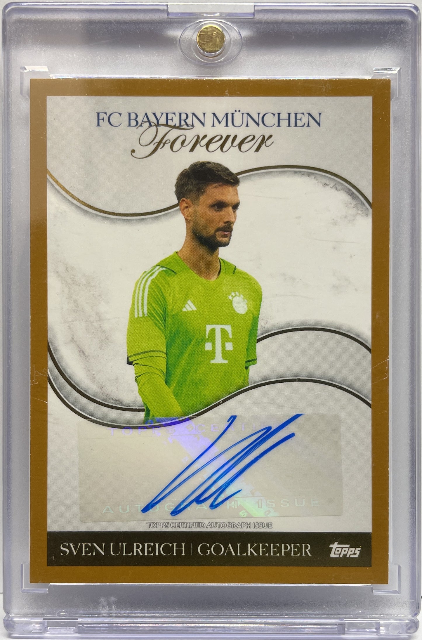 Sven Ulreich 8/50 Autograph Gold Topps Bayern Munchen Forever 2024