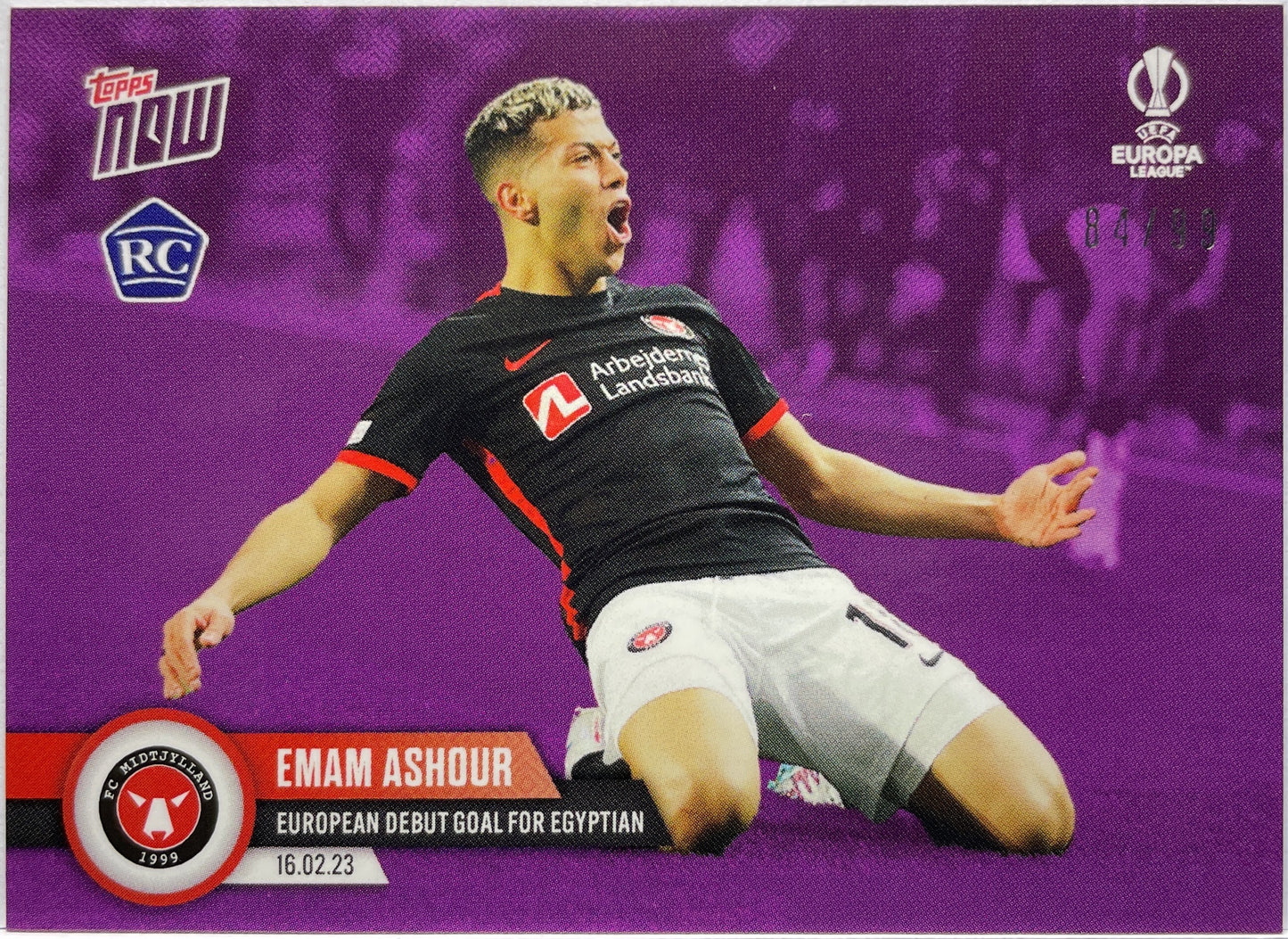 Emam Ashour 84/99 Rookie Topps Now 2023