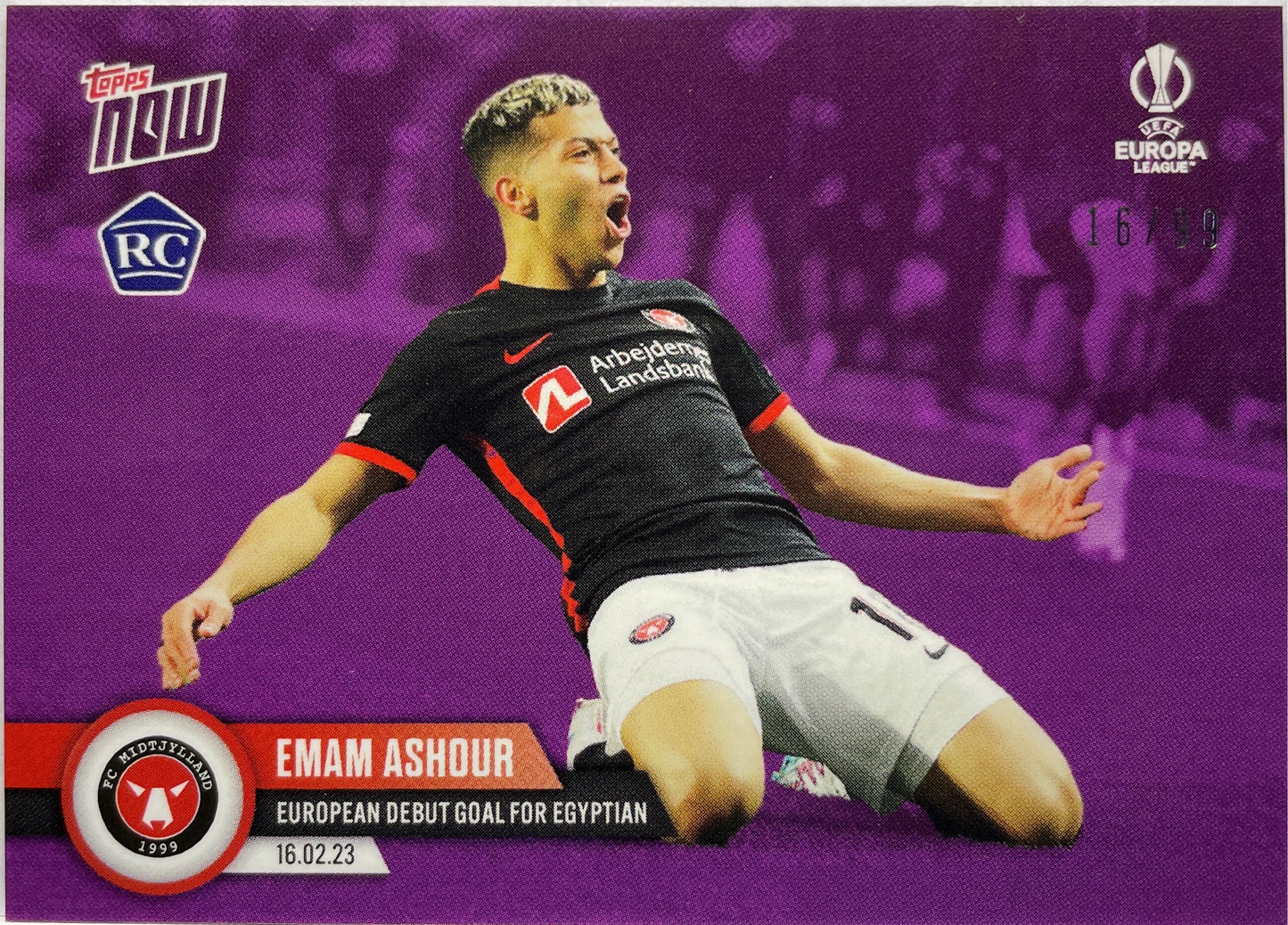 Emam Ashour 16/99 Rookie Topps Now 2023