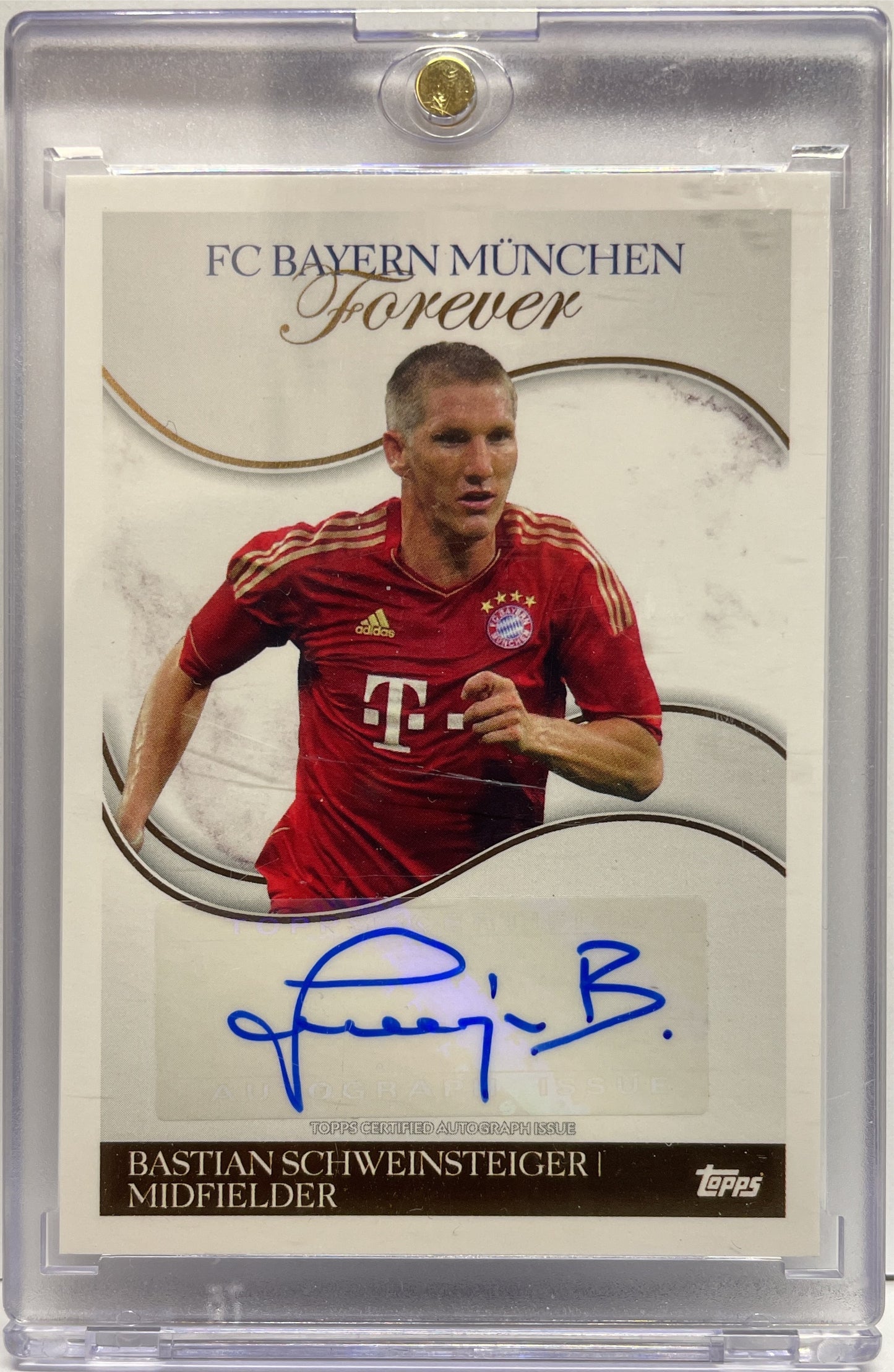 Bastian Schweinseiger Autograph Topps Bayern Munchen Forever 2024