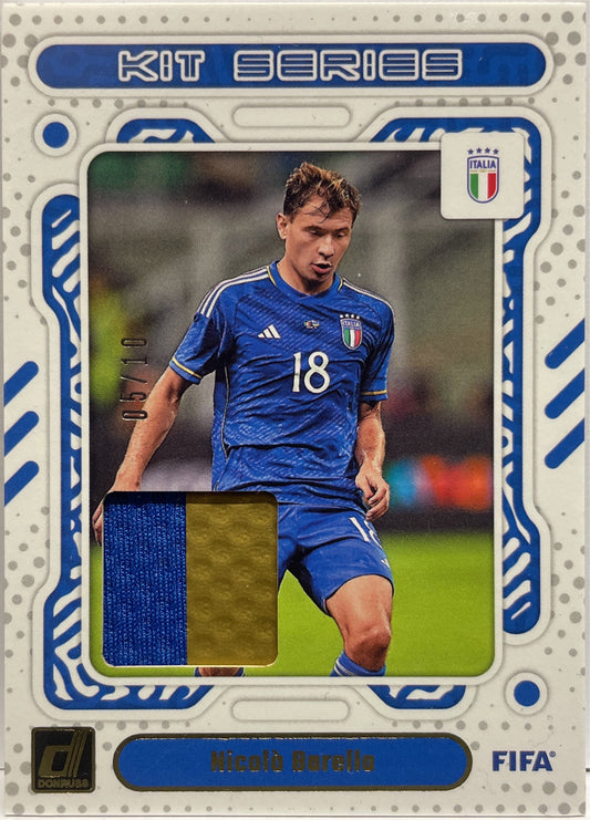 Nicolo Barella 5/10 Kit Series Gold Donruss Fifa 2023/24