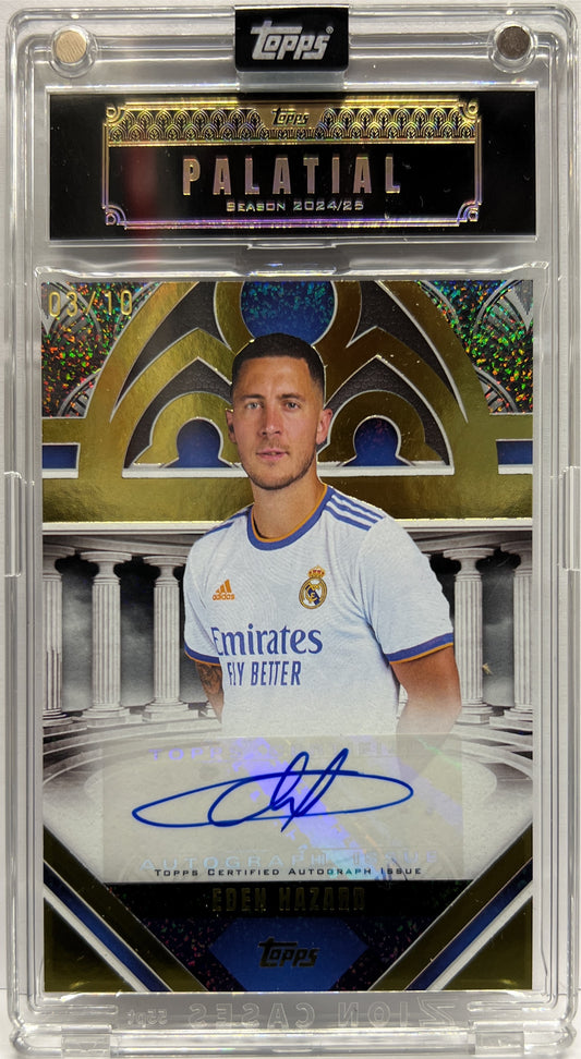 Eden Hazard 3/10 Autograph Palatial Pose Topps Palatial Real Madrid 2024/25