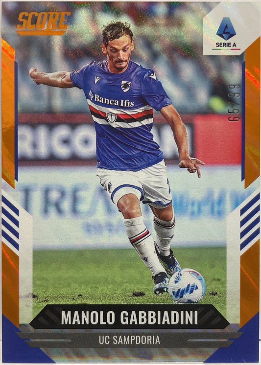 Manolo Gabbiadini 65/99 Orange Score Serie A 2021/22