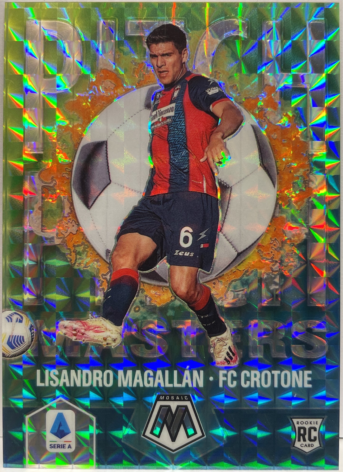 Lisandro Magallan 6/25 Rookie Pitch Master Mosaic Serie A 2020/21