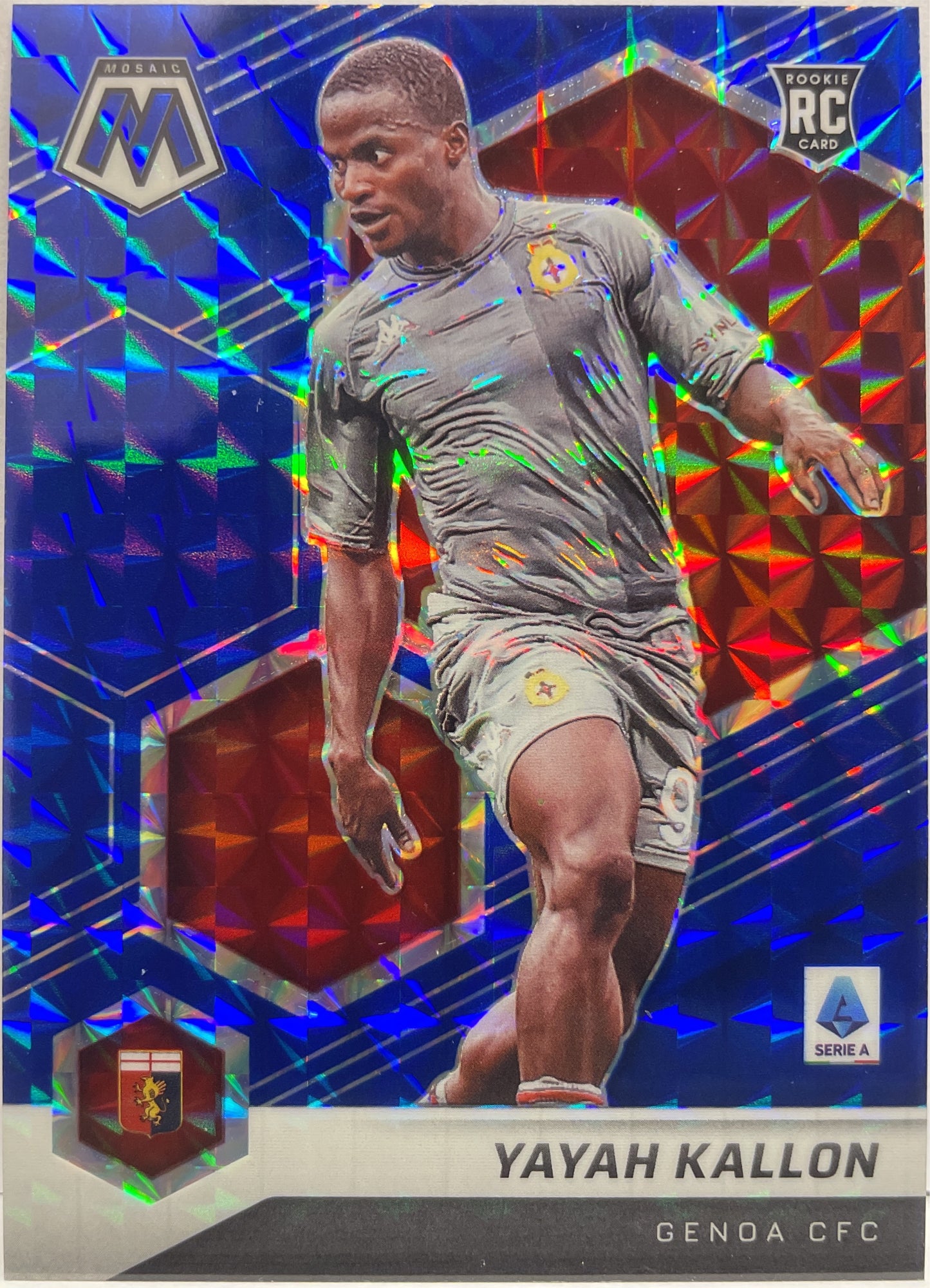 Yayah Kallon 90/99 Rookie Blue Mosaic Serie A 2020/21