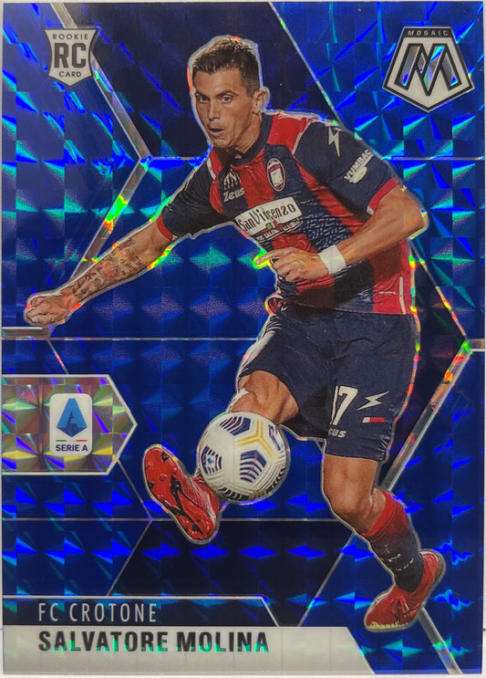 Salvatore Molina 52/99 Rookie Blue Mosaic Serie A 2020/21