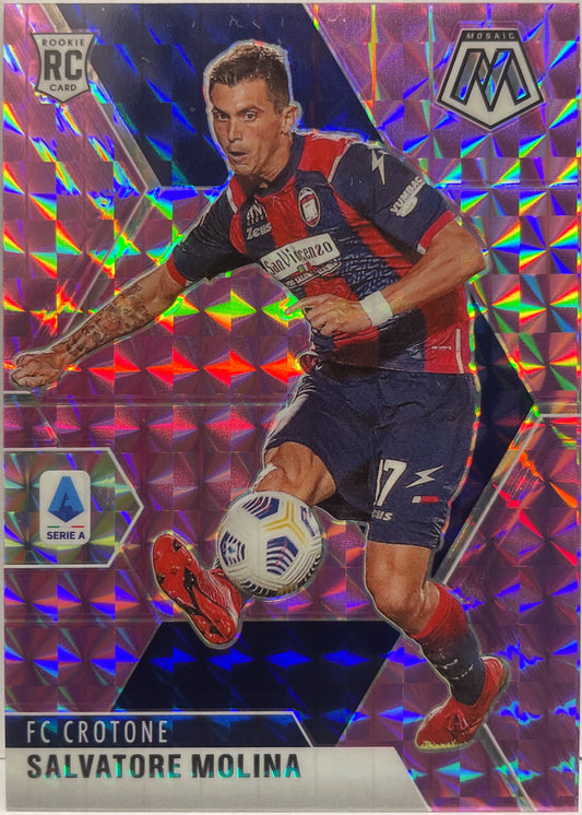 Salvatore Molina 32/49 Rookie Purple Mosaic Serie A 2020/21