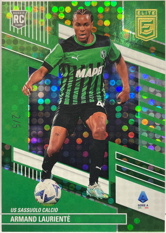 Armand Lauriente 2/5 Rookie Green Disco Donruss Elite Serie A 2022/23