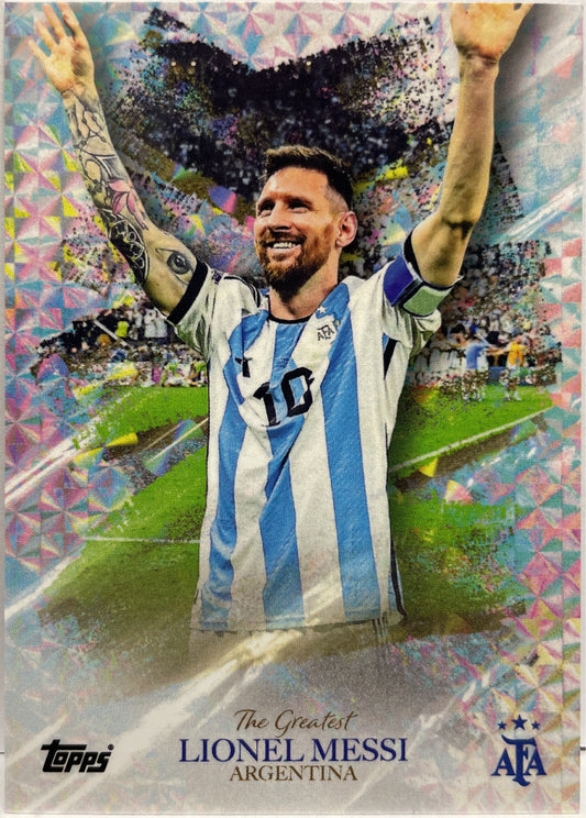 Lionel Messi The Greatest Topps Argentina World Champions 2023