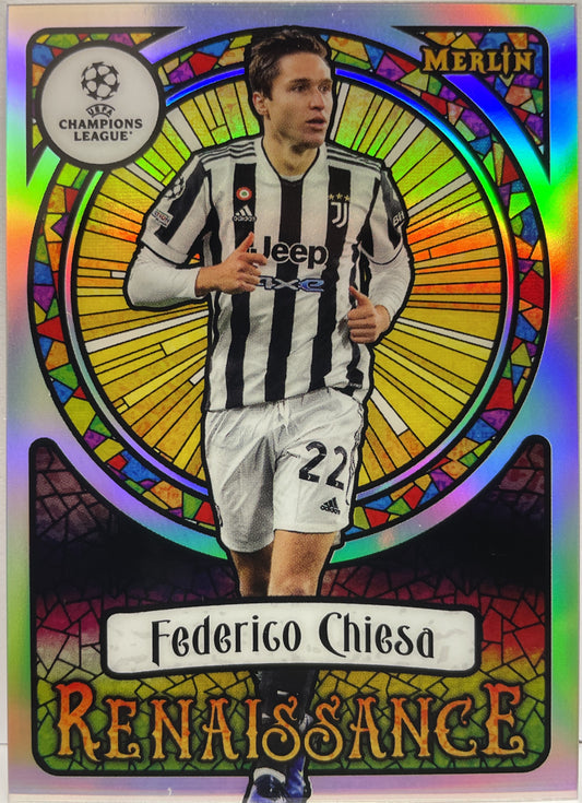 Federico Chiesa Renaissance Topps Merlin Chrome UCC 2021/22