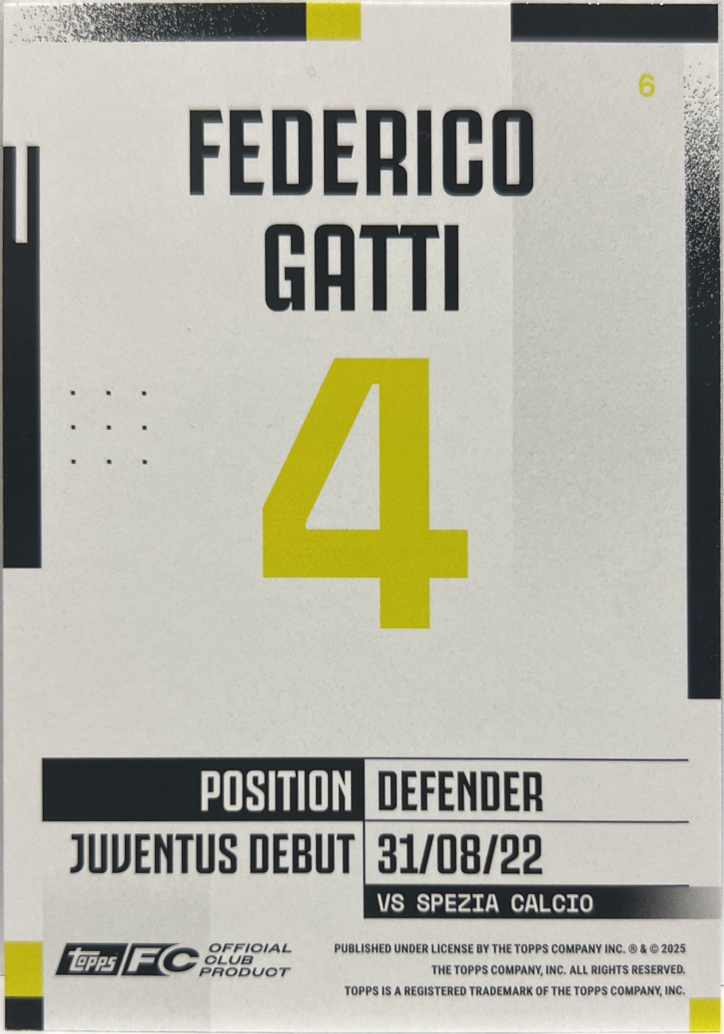 Mancolista-Set Base-Topps Juventus Premium Team Set 2024/25