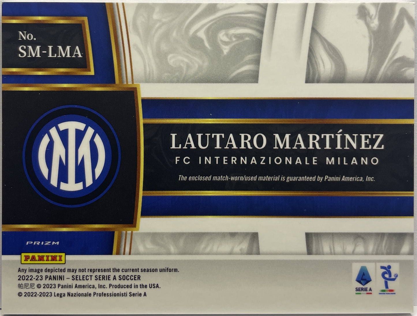 Lautaro Martinez Patch Select Serie A 2022/23