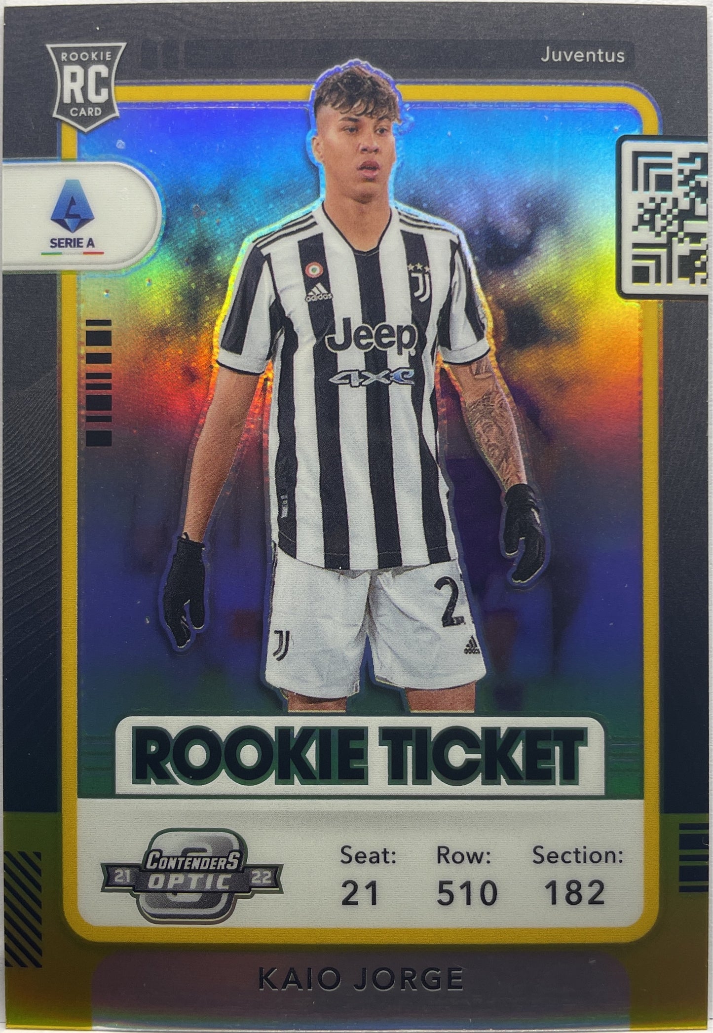 Kaio Jorge 7/10 Rookie Ticket Contenders Optic Chronicles 2021/22