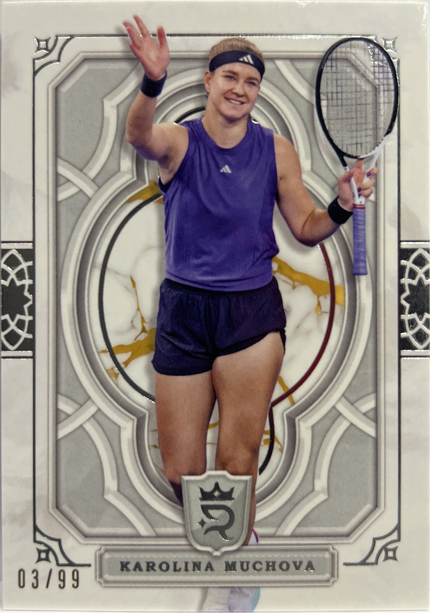 Karolina Muchova 3/99 Topps Royalty Tennis 2024