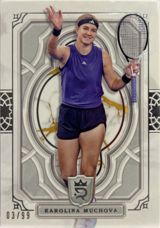 Karolina Muchova 3/99 Topps Royalty Tennis 2024