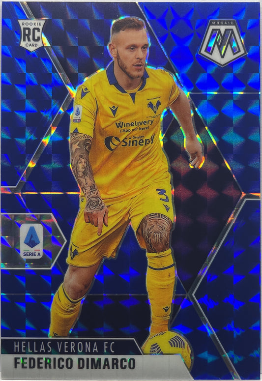 Federico Dimarco 24/99 Rookie Blue Mosaic Serie A 2020/21