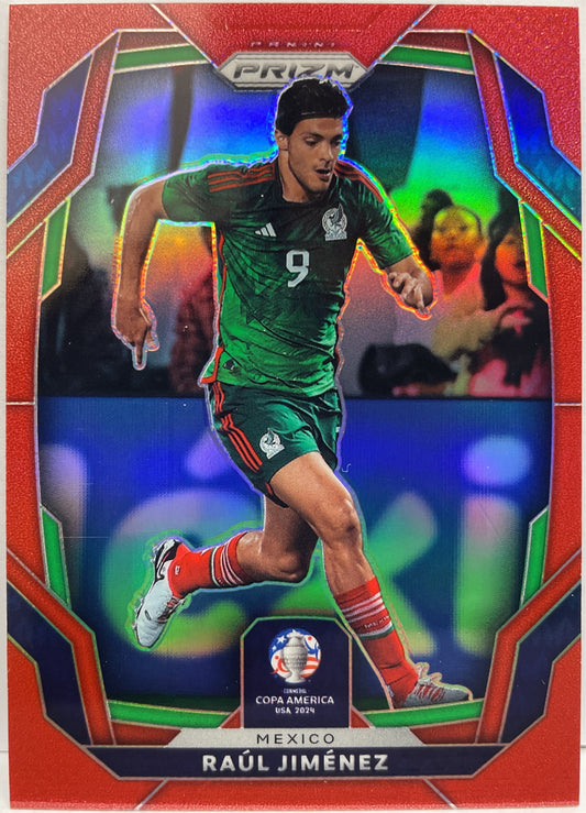 Raul Jimenez 159/199 Red Prizm Conmebol Copa America 2024